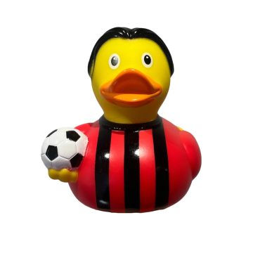 Red Black Soccer Duck